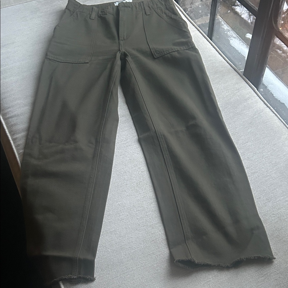 Reformation Olive Trousers